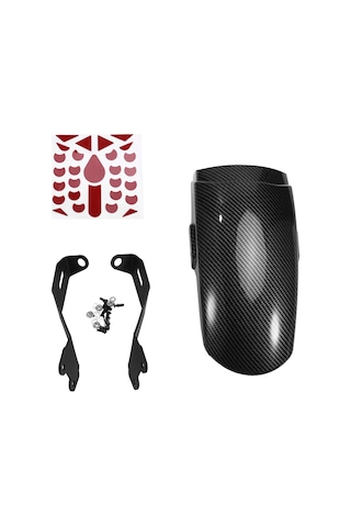 Nayomiglow Motosiklet Aksesuarları Ön Tekerlek Çamurluk Sıçrama Koruyucusu Trident 660 2021-2024 İçin Genişletilmiş Çamurluk Kapağı Karbon Fiber Desen