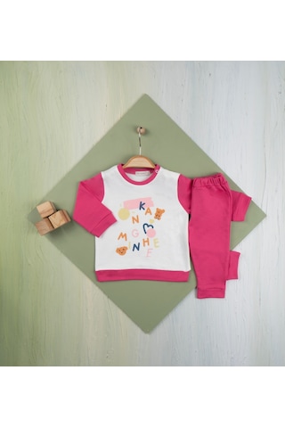 Bip Baby Kız Bebek Alt Üst Takım Fuşya