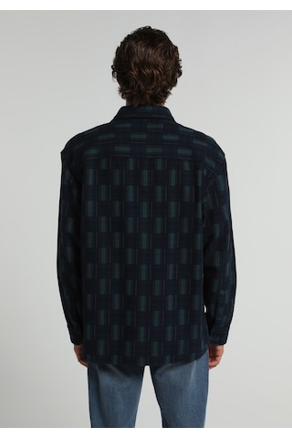Colin's Colins Oversize Fit Shirt Neck Ekoseli Erkek Yeşil Uzun Kol Gömlek Cl1082341 Q1.v1 Pgr