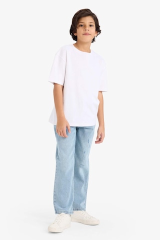 Defacto Erkek Çocuk Loose Fit Yırtık Detaylı Düz Paça Jean Pantolon G6698a826spnm39 Mavi-nm39