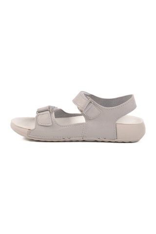 United Colors Of Benetton Gri Cırtlı Hafif Kız Çocuk Sandalet Bn-1419 F
