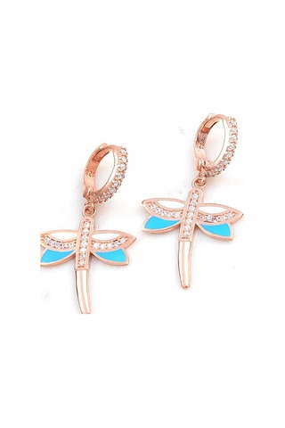 Aya Diamond Gümüş Rose Sallantılı Yusufcuk Kadın Küpe Rose