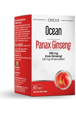 Ocean Panax Ginseng 500 MG 60 Kapsül