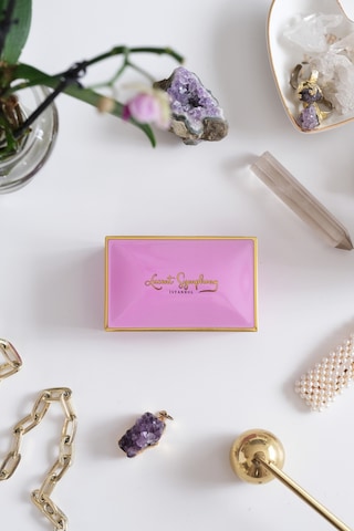 Pembe & Gold 94 X 59 X 36 Mm - Premium Metal Hediye, Takı Ve Saklama Kutusu