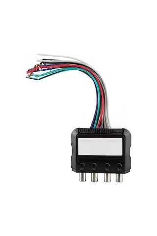 Reedark Araba 4 Kanal Ses Dönüştürücü: Yüksekten Düşük Frekansa, Güçlendirici Kontrol Kablosu İle, Plastik Malzeme, Kolay Kurulum