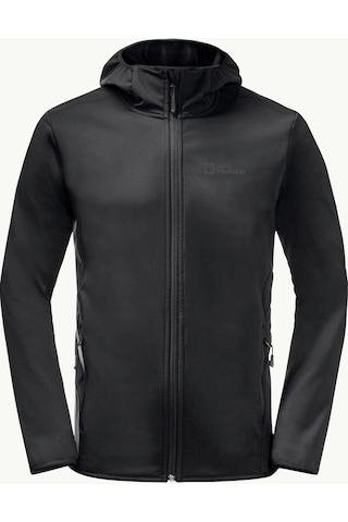 Jack Wolfskin Bornberg Hoody Erkek Softshell Mont 1307471-6000-sıyah Siyah
