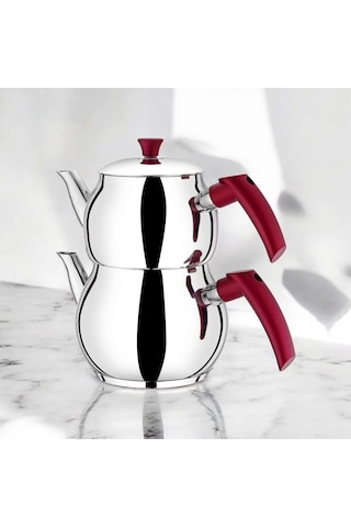 Viola Paslanmaz Çelik Çaydanlık Orta Boy 1,2 Lt/ 1,9 Lt