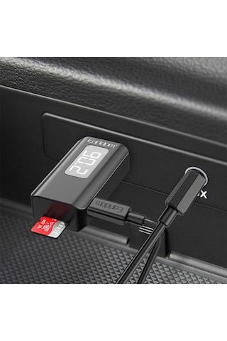 Araç Bluetooth 5.3 Fm Transmitter Araba Müzik Mp3 Çalar Sd Kart Okur Şarj Aleti Kablo Dahil Değildir