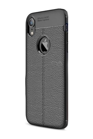 Apsuwa Apple Uyumlu iPhone Xr Kılıf Niss Deri Dokulu Silikon
