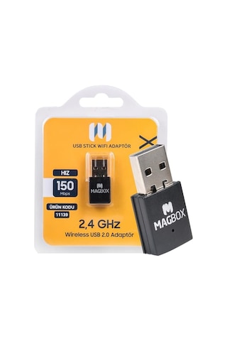 Mini Usb Stick Wifi Adaptör, 7601 Chipset, 2.4ghz, 150 Mbps, Hd Uydu Alıcı Uyumlu Usb Stick Wifi Adaptör, 802.11n, M