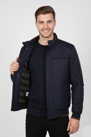 Erkek Hakim Yaka Spor Mont 85103 Bgl-st04881 Lacivert