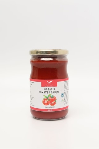 Mamma Emada Organik Tuzsuz Domates Salçası 660 G