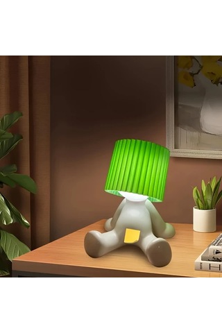 Honeybeeshop Sarı Yaratıcı Masa Lambası Yatak Odası Eğlenceli Gece Lambası Atmosfer Dolu Küçük Usb Güçlü Noel Sevgililer Günü Tatil Hediyesi Sarı