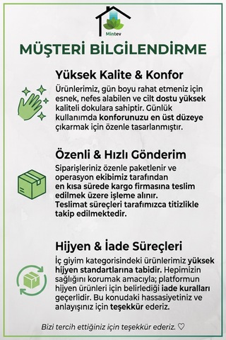 Mintev Siyah İnterlok Erkek Uzun Kol Fanila 2018-2 6 Adet