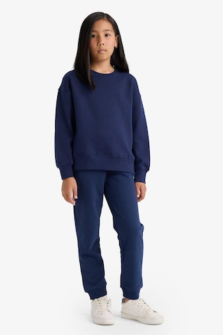 Defacto Kız Çocuk Standart Fit Basic Düz Beli Lastikli Jogger Eşofman Altı Y1226a625aunv241 Lacivert