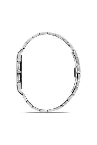 Hislon Cl127s-04ss Safir Camlı Çelik Kordon Çelik Kasa 3 Atm Suya Dayanıklı Metalik Renk Erkek Kol Saati Metal