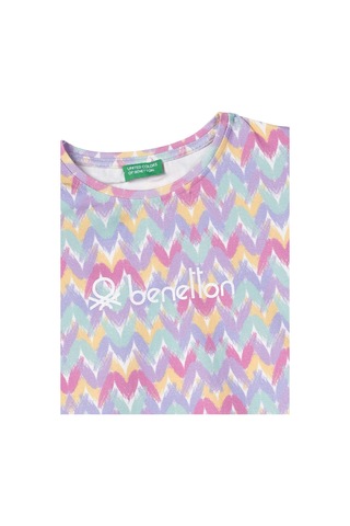 United Colors Of Benetton Kız Çocuk Tshirt Bnt-g21235 001