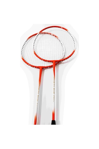 Çantalı Pro Badminton Seti 2 Adet Badminton Raketi 1 Adet Badminton Topu Pro Badminton Set