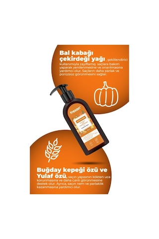 Tresan Bal Kabağı Çekirdeği Onarıcı Sülfatsız Bakım Saç Kremi 300 Ml