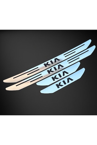Kia Araçlarına Uyumlu Kapı Eşik Yazısı Krom