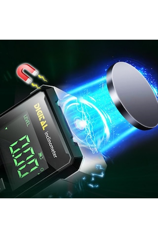 Loyka 5521 Dijital Eğim Ölçer Mıknatıslı Çift Çizgi Lazerli