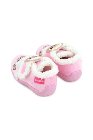 Gezerkuzu Figürlü Kışlık Yumuşacık Ev Pandufu Pembe Pembe