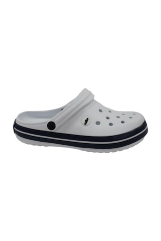 Akınalbella Akınal E195 Beyaz Lacivert Beyaz (36-45) Unisex Sabo Terlik