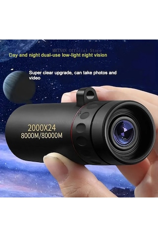2000x24 Hd Mini Cep Telefonu Uyumlu Avcılık Dürbün