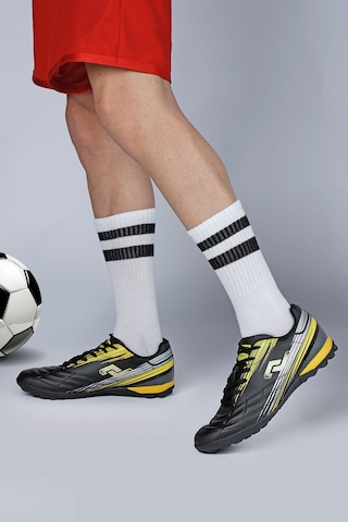 Jump 29117 Siyah - Gri Halı Saha Krampon Futbol Ayakkabısı Siyah - Beyaz