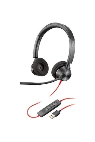 Poly Blackwire 3320 Mikrofonlu Stereo Kulak Üstü Kulaklık