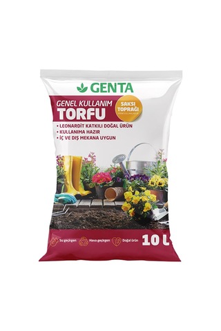 Genta Kullanım Torfu Saksı Toprağı 10 Lt Sku: Smg8690010000880