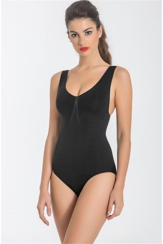 Miss Fit 1904 Bayan Kalın Askılı Çıtçıtlı Body Korse