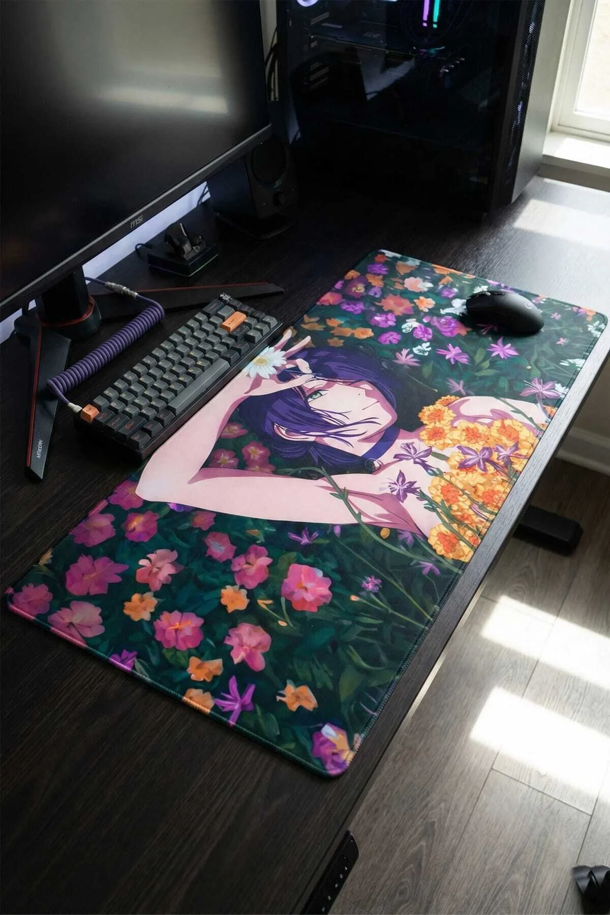 Derdenix Anime Series: Reze Edition 90x40 Mousepad Çok Renkli