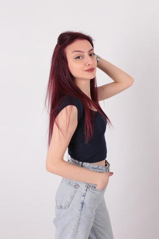 Busem S0016476 Kadın Bluz Lacivert