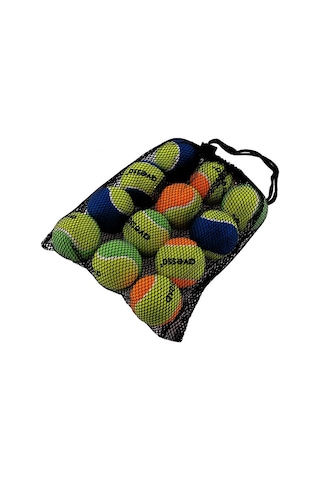 Premium Oyun Aracı Fiziksel Kampüs Tt-400 Tenis Topu Renkli Filede 12'li