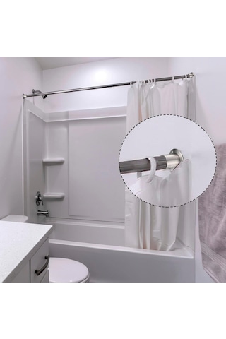 Shineyee 4 Adet Paslanmaz Çelik Dolap Çubuğu Flanşı - Ayarlanabilir, Sabit Konstruksiyonlu, Giyim/esya Asma İçin Dolap, Mutfak, Balkon Uygun