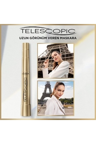 Telescopic Siyah Uzun Görünüm Veren 00