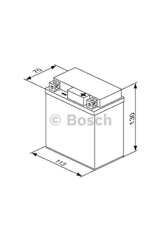 Bosch 6 Ah M6006 Ytx7l-bs Motosiklet Aküsü