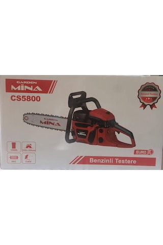 Mina CS5800 Euro5 3.25 - 36 Diş Benzin Motorlu Profesyonel Testere