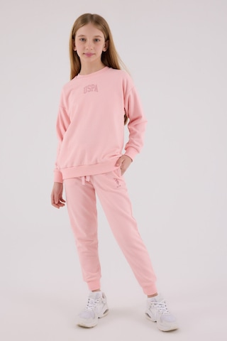U.S. Polo Assn. U.s. Polo Assn Kız Çocuk Pembe Eşofman Takımı Us2320-c-v2 Pembe