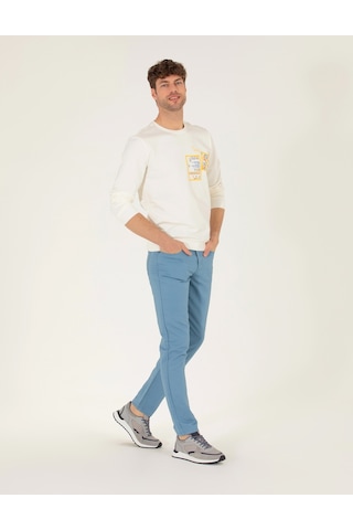 Pierre Cardin Erkek Koyu Mavi Kanvas / Chino Pantolon 50268095-vr032 Koyu Mavi