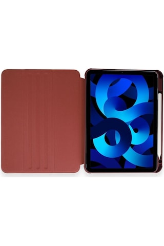 Apple Uyumlu iPad Pro 4. Nesil M2 Çip 2022 11 Inç Tablet 360 Dönebilen Kalem Bölmeli Standlı Kılıf Kılıf
