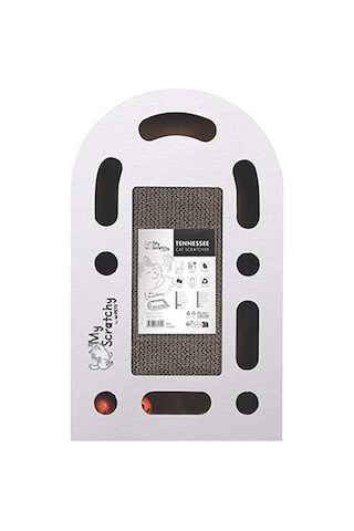 M-pets My Scratchy Tenneessee Kedi Tırmalama Kartonu Beyaz 50x30x6 Cm 244-54021.01