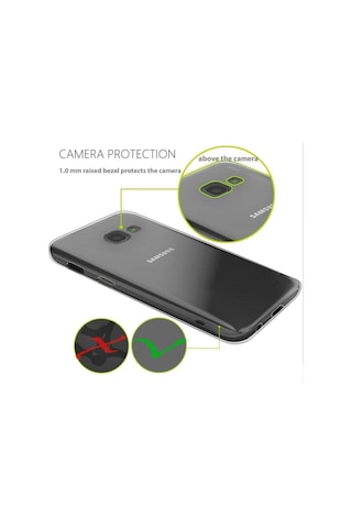Teknomoda Samsung Uyumlu Galaxy J7 Prime 360 Derece Kilif Seffaf Silikon Ön Arka 397180568