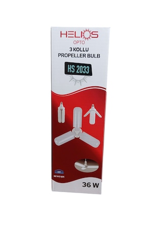 Helıos Hs-2033 3 Kollu Pervane 36 Wampül