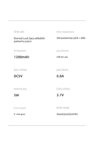 Akülü Elektrikli Yumurta Çırpıcı-pembe Pembe