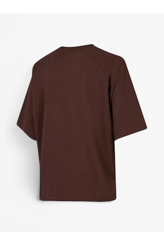 New Balance Nb Lıfestyle Women T-shırt Kadın Kahverengi T-shirt - Wnt3625