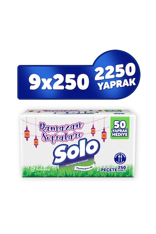 Solo 9'lu Peçete Ramazan Özel
