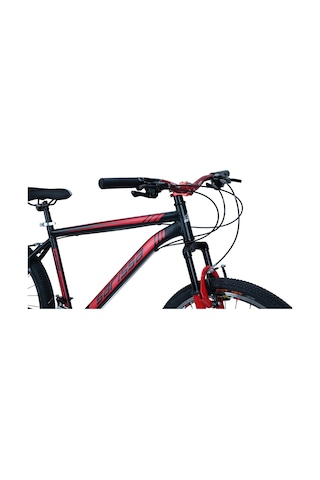 Sarissa Moon 26" Jant Ön Amortisörlü Shimano 21 Vites Wake Gidon V Fren Dağ Bisikleti Siyah Kırmızı