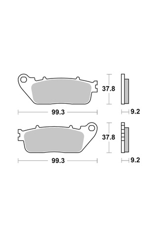 Brembo Arka Fren Balatası Cb1000r Vfr800 Vfr1200 488 07ho13sp